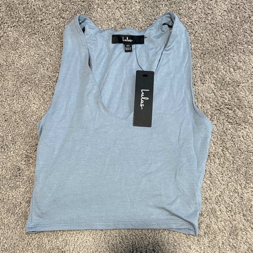 Lulu's Light Blue Tank Top